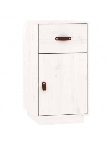 Set Toeletta con LED Bianco in Legno Massello di Pino
