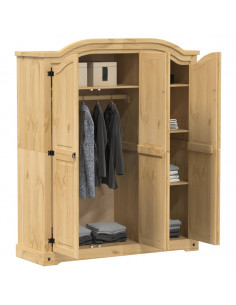 Armadio Corona 151,5x52x186 cm in Legno Massello di Pino 2