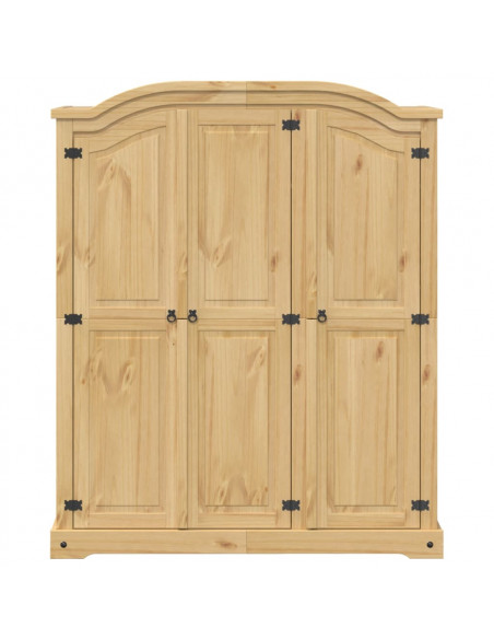 Armadio Corona 151,5x52x186 cm in Legno Massello di Pino