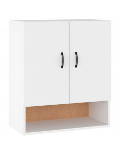 Armadietto a Muro Bianco 60x31x70 cm in Legno Multistrato 2