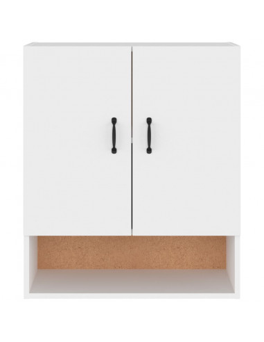 Armadietto a Muro Bianco 60x31x70 cm in Legno Multistrato