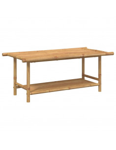 Tavolino da Salotto 110x55x45 cm in Bambù 2