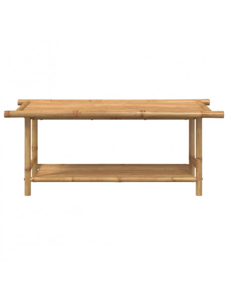 Tavolino da Salotto 110x55x45 cm in Bambù