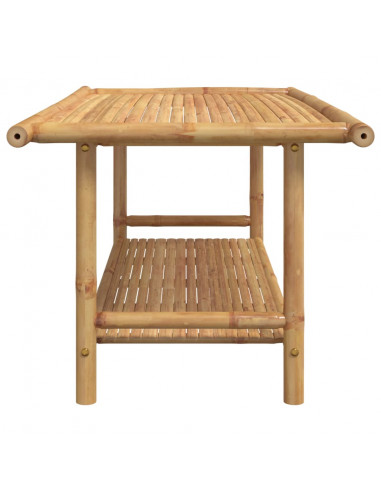 Tavolino da Salotto 110x55x45 cm in Bambù