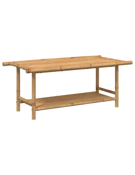 Tavolino da Salotto 110x55x45 cm in Bambù