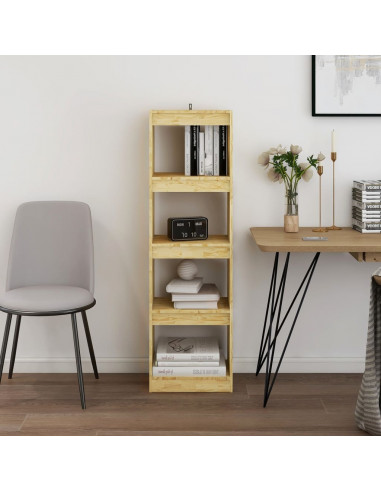 Libreria/Divisorio 40x30x135,5 cm Legno Massello di Pino