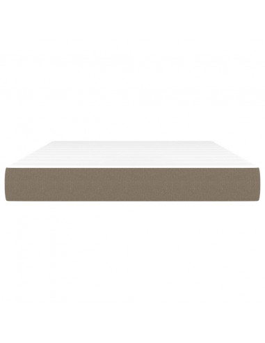 Materasso a Molle Insacchettate Grigio Tortora 140x200x20 cm