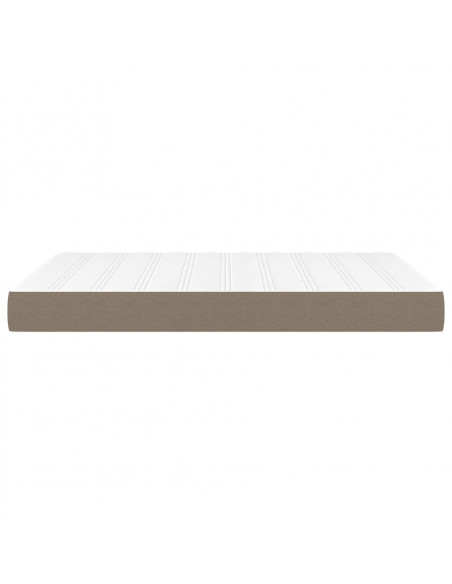 Materasso a Molle Insacchettate Grigio Tortora 140x200x20 cm