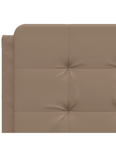 Giroletto con Testiera Cappuccino 140x200 cm in Similpelle