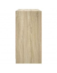 Credenza Rovere Sonoma 102x37x75,5 cm in Legno Multistrato 2