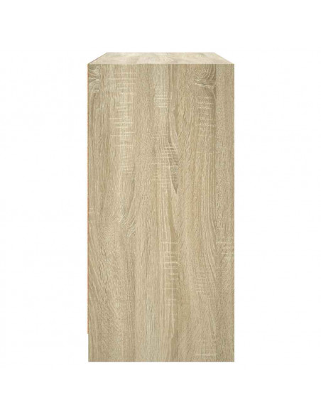 Credenza Rovere Sonoma 102x37x75,5 cm in Legno Multistrato