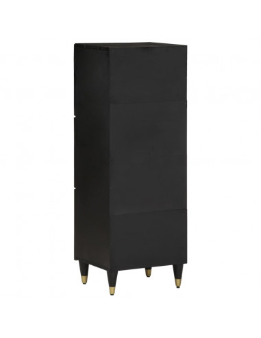 Credenza 40x33x110 cm in Legno Massello di Mango