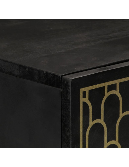 Credenza 40x33x110 cm in Legno Massello di Mango