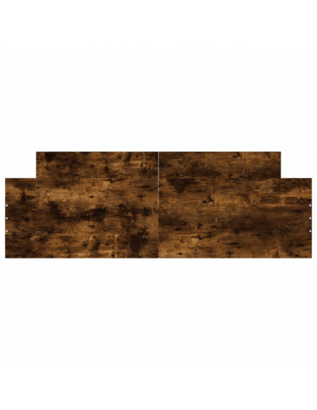 Giroletto con Testiera e Pediera Rovere Fumo 140x200 cm