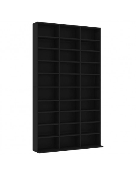 Armadietto TV Nero 102x16x177,5 cm in Legno Multistrato