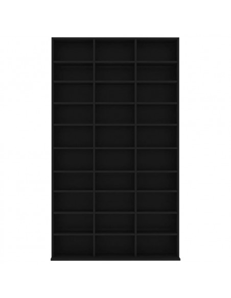 Armadietto TV Nero 102x16x177,5 cm in Legno Multistrato