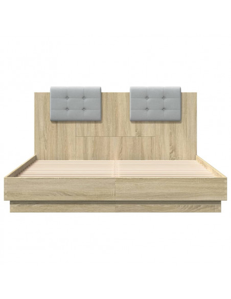 Giroletto Testiera Rovere Sonoma 140x200 cm Legno Multistrato