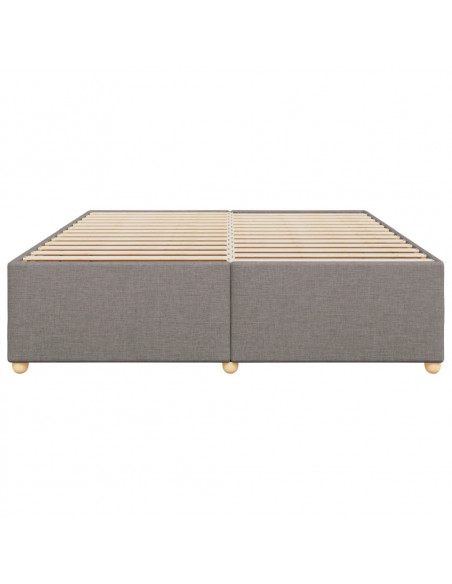 Giroletto senza Materasso Tortora 200x200 cm in Tessuto