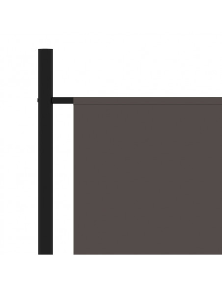 Paravento a 3 Pannelli Antracite 260x180 cm