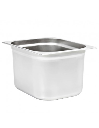 Contenitori Gastronorm 2 pz GN 1/2 200 mm in Acciaio Inox