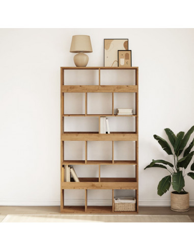 Libreria Rovere Artigianale 100x33x187,5cm in Legno Multistrato
