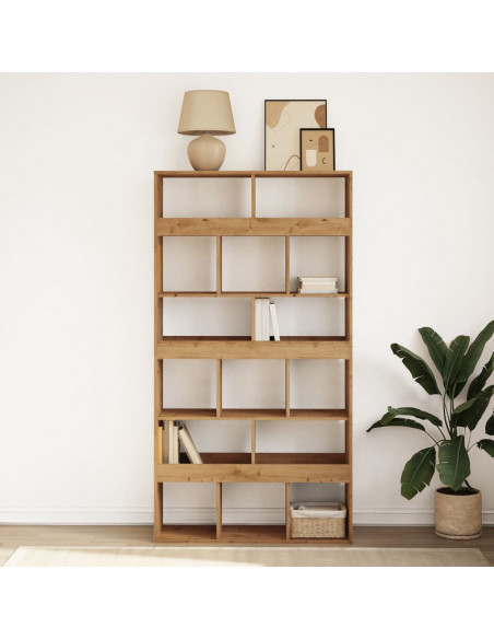 Libreria Rovere Artigianale 100x33x187,5cm in Legno Multistrato