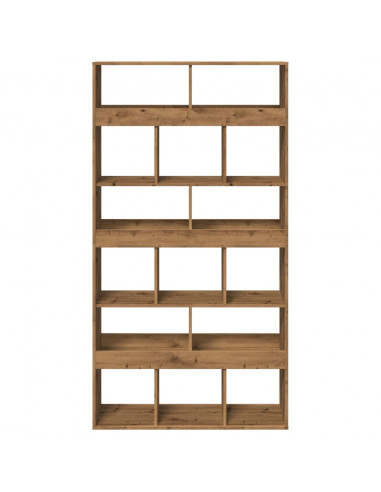 Libreria Rovere Artigianale 100x33x187,5cm in Legno Multistrato