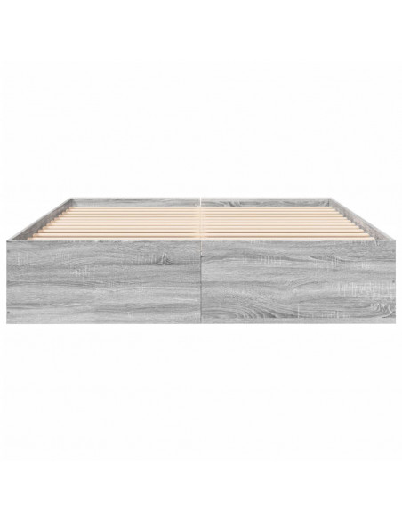 Giroletto Grigio Sonoma 160x200 cm in Legno Multistrato