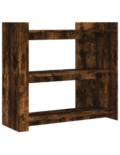 Tavolino Consolle Rovere Fumo 100x35x90 cm in Legno Multistrato 2