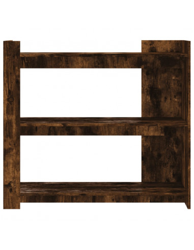 Tavolino Consolle Rovere Fumo 100x35x90 cm in Legno Multistrato