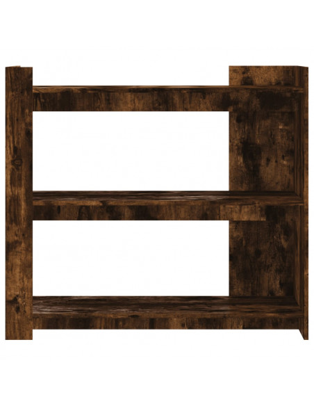 Tavolino Consolle Rovere Fumo 100x35x90 cm in Legno Multistrato
