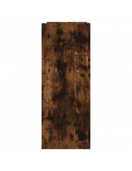 Tavolino Consolle Rovere Fumo 100x35x90 cm in Legno Multistrato