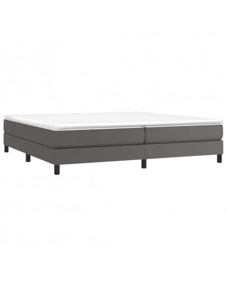Giroletto a Molle Grigio 200x200 cm in Similpelle