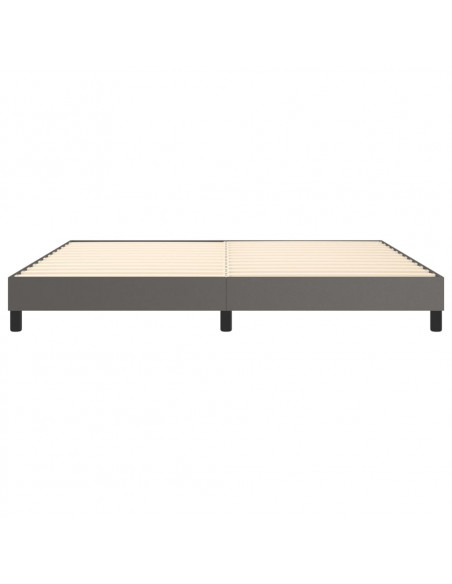 Giroletto a Molle Grigio 200x200 cm in Similpelle