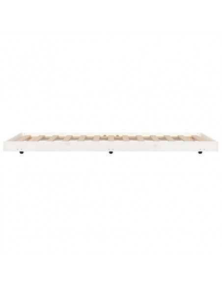 Giroletto Bianco 75x190 cm in Legno Massello di Pino