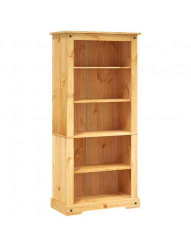 Libreria 5 Ripiani Pino Messicano Corona Range 81x40x170 cm