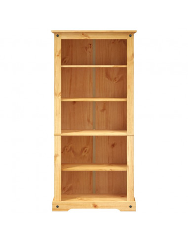 Libreria 5 Ripiani Pino Messicano Corona Range 81x40x170 cm