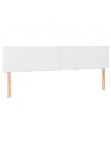 Giroletto a Molle con Materasso Bianco 180x200 cm in Similpelle