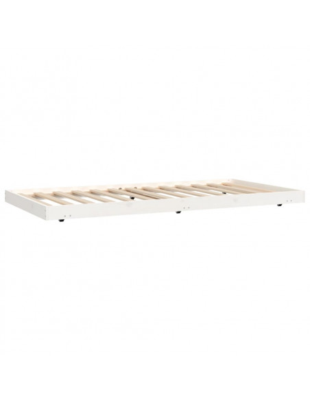 Giroletto Bianco 100x200 cm in Legno Massello di Pino