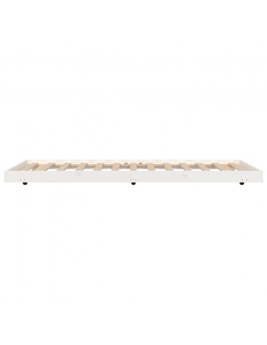 Giroletto Bianco 100x200 cm in Legno Massello di Pino