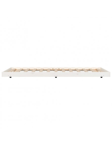 Giroletto Bianco 100x200 cm in Legno Massello di Pino