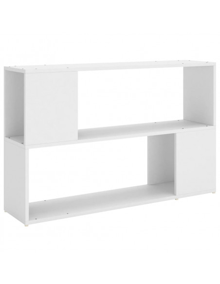 Libreria Bianca 100x24x63 cm in Legno Multistrato