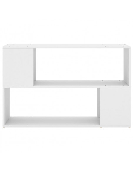 Libreria Bianca 100x24x63 cm in Legno Multistrato