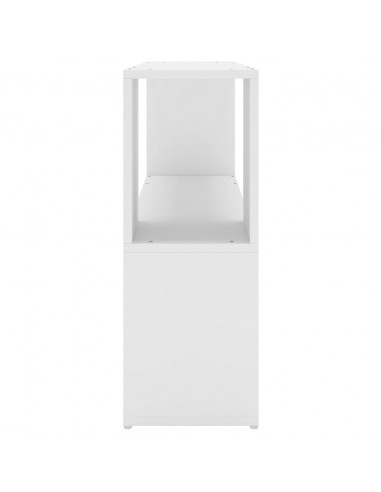 Libreria Bianca 100x24x63 cm in Legno Multistrato