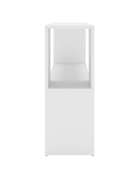 Libreria Bianca 100x24x63 cm in Legno Multistrato