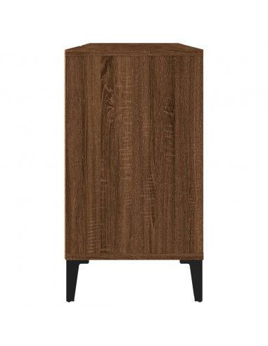 Mobile Lavabo Rovere Marrone 80x33x60 cm in Legno Multistrato