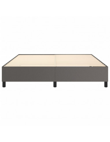 Giroletto a Molle Grigio 180x200 cm in Similpelle