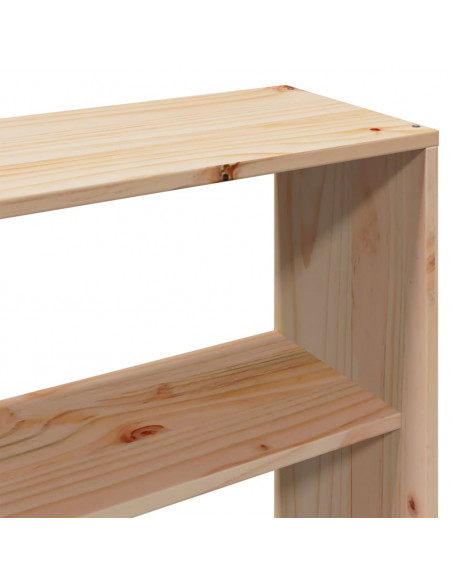 Letto Libreria senza Materasso 180x200 cm Legno Massello