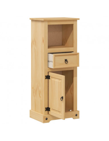 Mobile da Bagno Corona 45x33x110 cm in Legno Massello di Pino