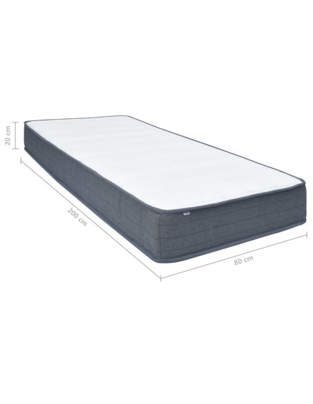 Materasso a Molle Insacchettate 200x80x20 cm